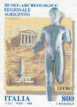 Efebo - Museo Archeologico Regionale Agrigento - 800 Lire