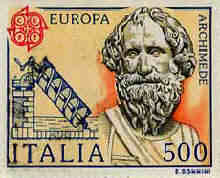 Europa - Ritratto di Archimede e vite senza fine - 500 Lire