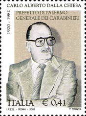 Carlo Alberto dalla Chiesa  - (Saluzzo - CN -27/9/1920– Palermo 3/9/1982)