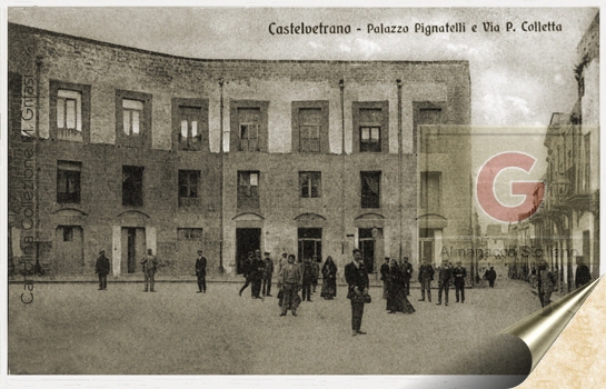 palazzo Pignatelli (cartolina del 1920) - foto by Grifasi 1976