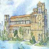 disegno cattedrale di Palermo come era nel 1850