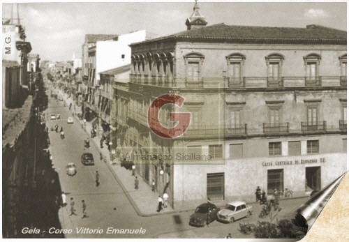 Corso Vittorio Emanuele negli anni '50