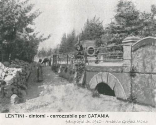 Dintorni di Lentini - (1912 circa) - fotografia sul web dl 13/12/02