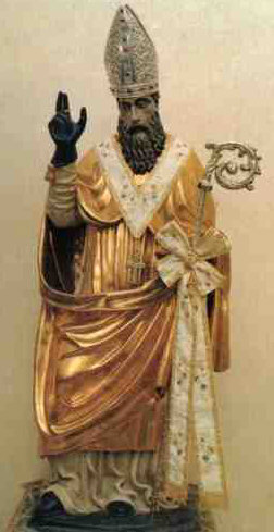 Immaginetta del 1988 con San LeonLuca da Corleone (proprietà fam. Grifasi)