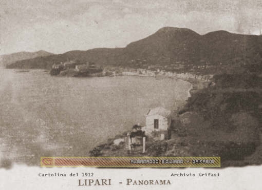 Lipari - Panorama - fotografia del 1912 - inserita il 18/11/01