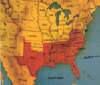 mappa The Confederate States of America da:(http://www.pbs.org/civilwar/war/map1.html#)