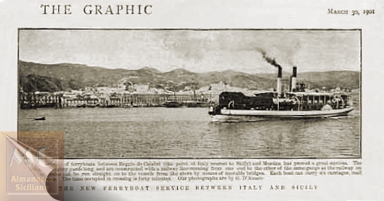 Messina - prima del terremoto del 1908 - il settimanale londinese The Graphic 1901