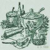 disegno cucina francesca