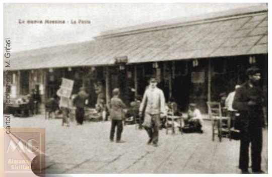 Messina dopo il terremoto del 1908 - Uffici postali nel 1911