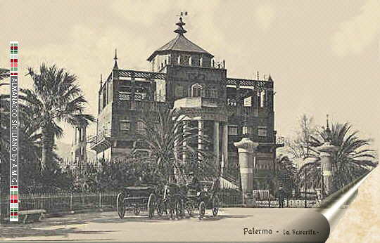 Palermo - La Palazzina Cinese - fotografia del 1921 - inserita il 23/11/01