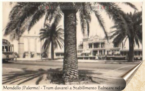 Tram linea D Palermo centro - Mondello (1934)