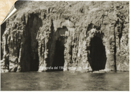 Grotte Mulinazzi - fotografia del 1960 - collezione M. Grifasi
