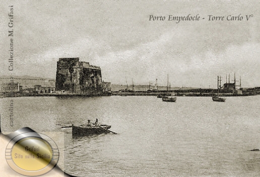 Porto Empedocle Vigata - Il porto nel 1912 - fotografia inserita il 29/09/05