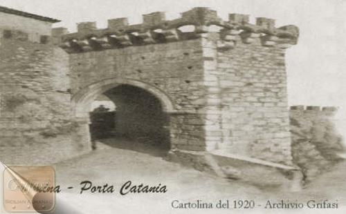 Taormina - Porta Catania  - Cartolina del 1920