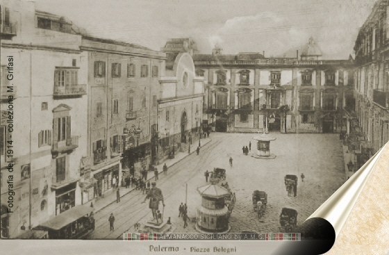 Piazza Bologni nel 1914
