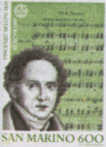 Repubblica di S. Marino - Serie Europa - Ritratto di Vincenzo Bellini - 600 Lire