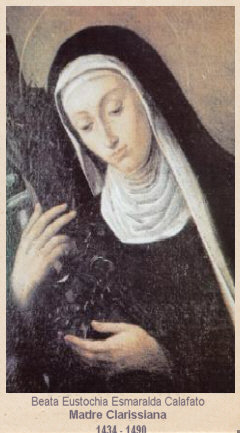 Immaginetta del 1956 della Beata Esmeralda di Messina (propriet fam. Grifasi)