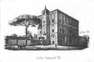 Il Castello della Zisa - (stampa del '700)