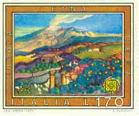 Europa - L' Etna - 170 Lire