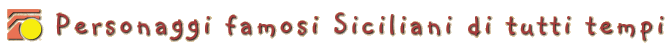Known sicilian people