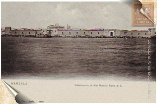 Stabilimento vini Marsala Florio & C. nel 1910 - collezione M. Grifasi