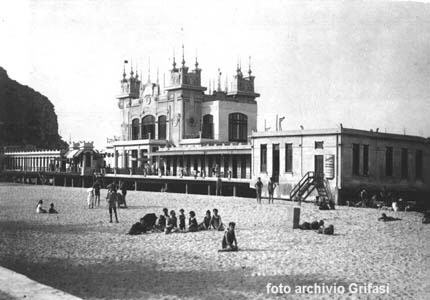 Stabilimento balneare di Mondello - (1918)
