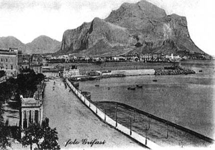 Foro Italico con Monte Pellegrino - (1896)