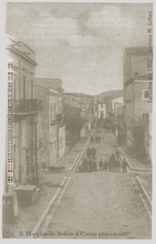 S. Margherita di Blice - Il Corso principale nel 1902 - foto del 1902 by Grifasi (13/07/02)