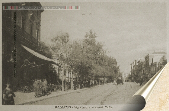 I binari in via Cavour (1919)