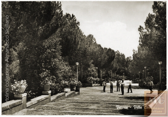 La Villa Comunale nel 1960